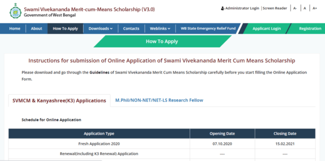Swami Vivekananda Scholarship Apply Now