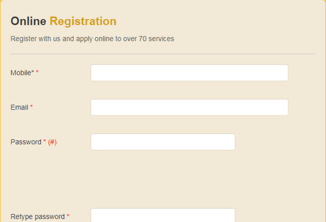 Registration Procedure