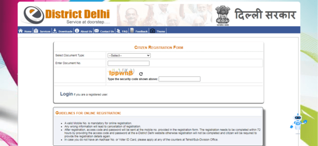 Delhi Scholarship Application Procedure