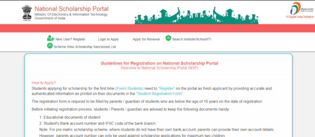 Application Procedure Under Post Matric Scholarship for SC Students Assam