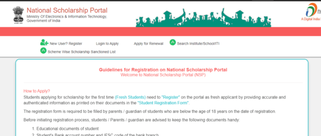 NSP Register