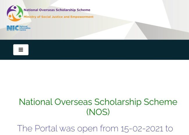 National Overseas Fellowship for ST Students 2022