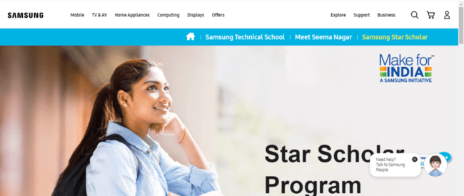 Samsung Star Scholar