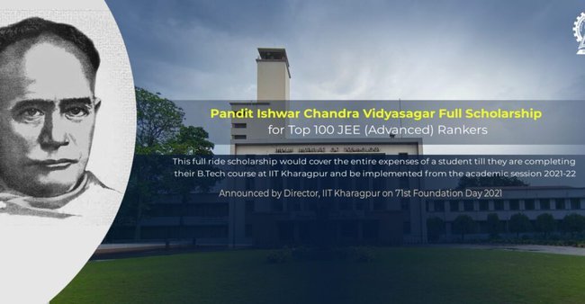 IIT Kharagpur Full Ride Scholarship