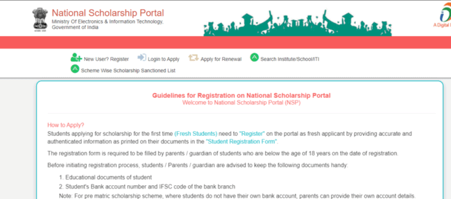 NSP Registration