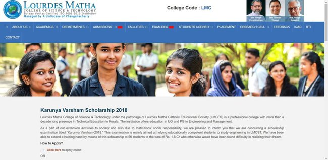 Karunya Varsham Scholarship 2022 Application Procedure