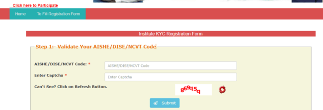 Institute KYC Registration