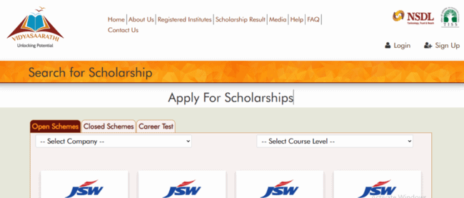 Browse Available Scholarship 