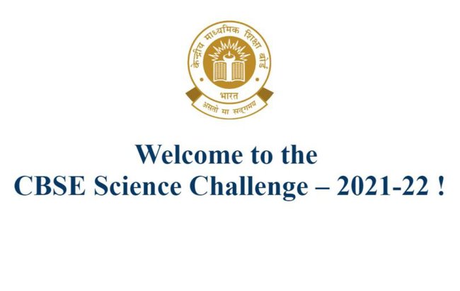 CBSE Science Challenge 2022