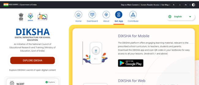 DIKSHA Mobile App Download   