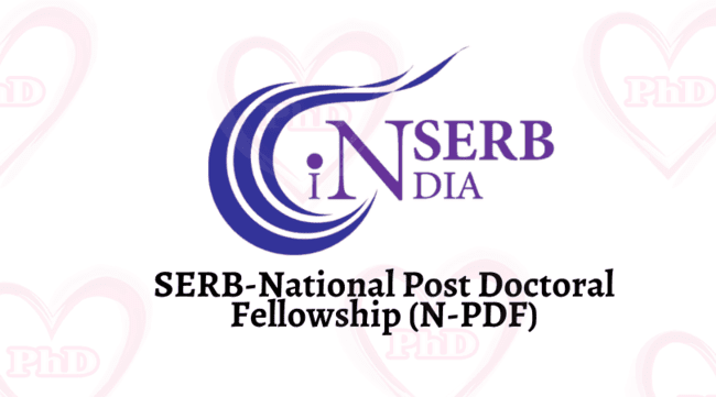  SERB National Post Doctoral Fellowship