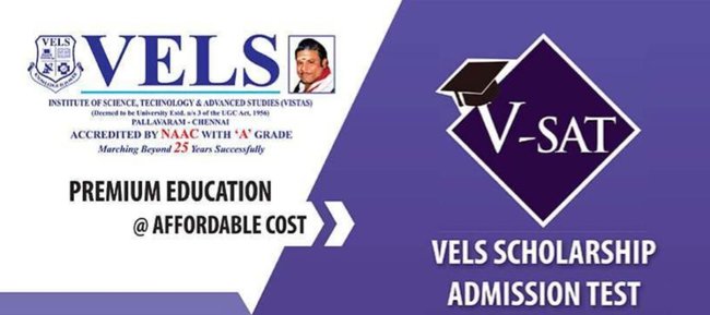 Vels Scholarship Admission Test VSAT