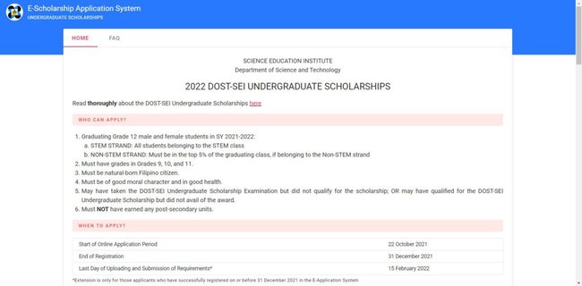 Dost Scholarship 2022 Application Procedure