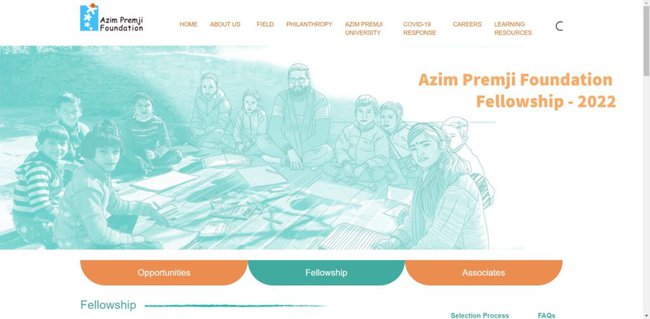 Application Procedure for Azim Premji Foundation Fellowship