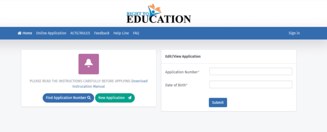 RTE Gujarat Admission 2022-23 Online Application 