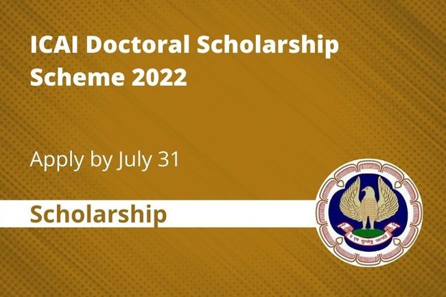 ICAI Doctoral Scholarship Scheme 