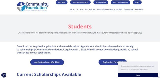 Tillett Scholarship 2022 Application Process