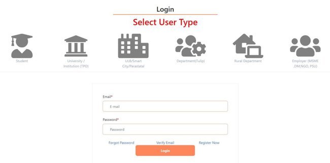 Steps to Login on the Portal 