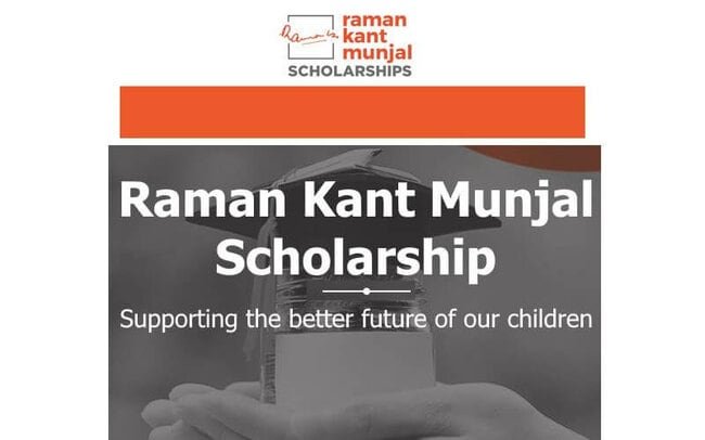 Raman Kant Munjal Scholarship 