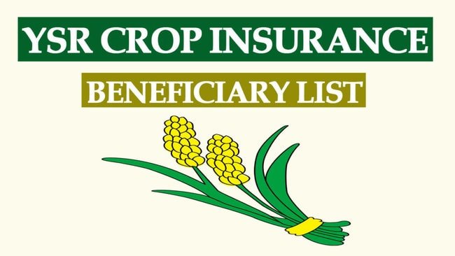 YSR Free Crop Insurance Beneficiary List