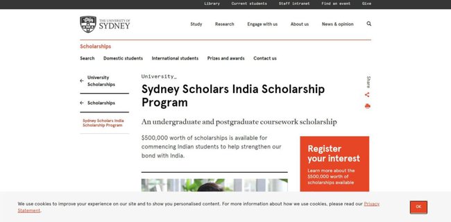 UNISA Scholarships 2022-23 Application Procedure