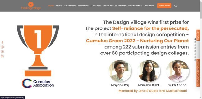The Design Village Scholarship Application Procedure
