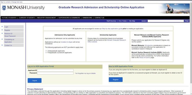 Monash Silver Jubilee Ph.D. Scholarship 2022 Application Procedure