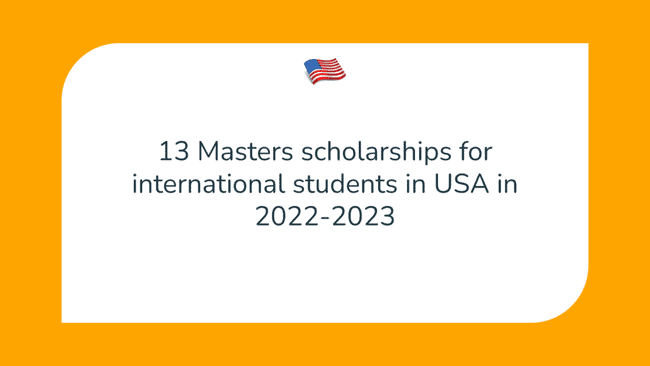 New Scholarships For MS In USA 