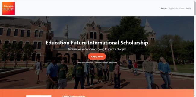 Education Future International Scholarship 2022