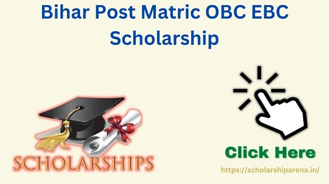 Bihar Post Matric OBC EBC Scholarship