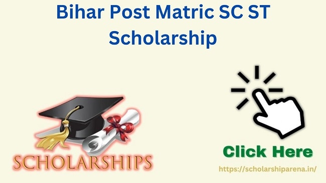 Bihar Post Matric SC ST Scholarship