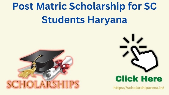 Post Matric Scholarship for SC Students Haryana