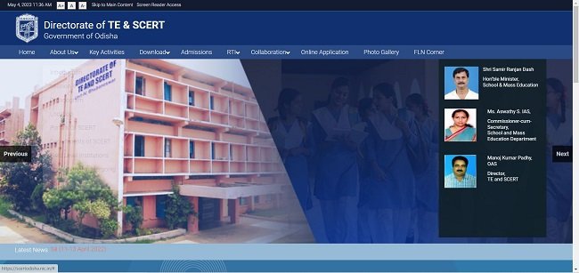 NMMS Odisha Result Official Website