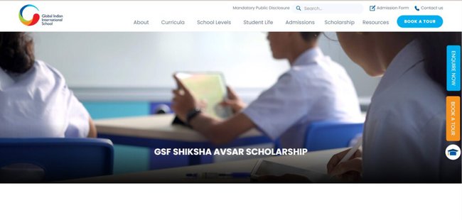 GSF Shiksha Avsar Scholarship Official Website