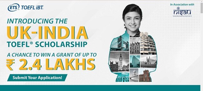 UK-India TOEFL Scholarship Official Website