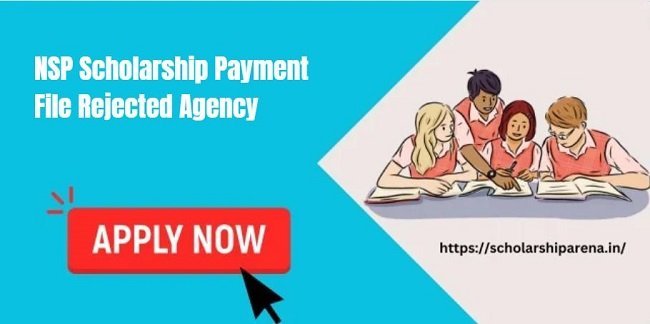 NSP Scholarship Payment File Rejected Agency