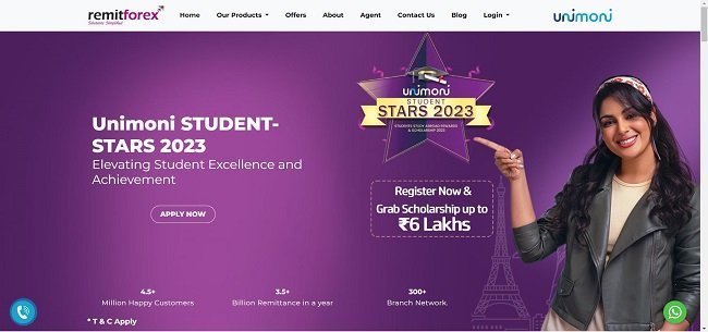 Unimoni Student Star Scholarship Official Website