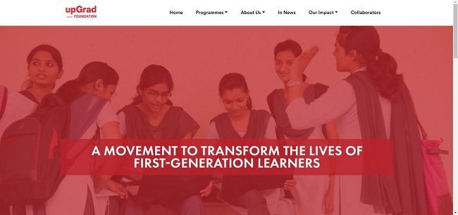 upGrade Vidya Shakti Scholarship Official Website