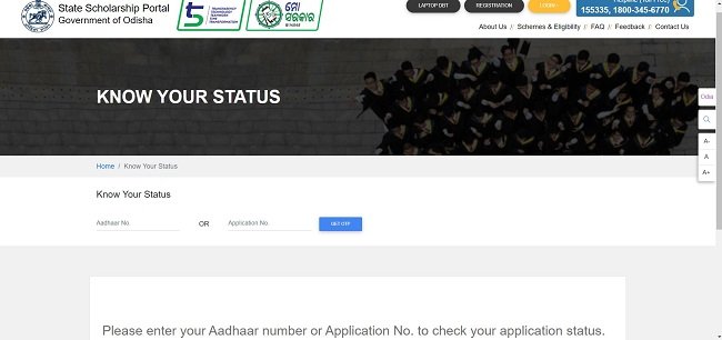 Find Your Application Status