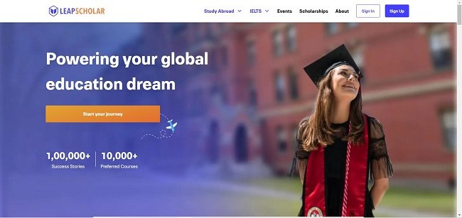 Leap Scholarship Official Website