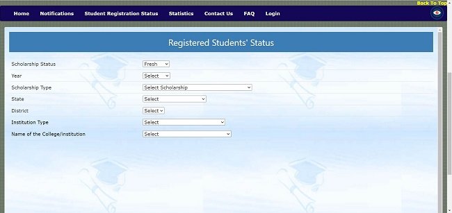 Registered Students' Status
