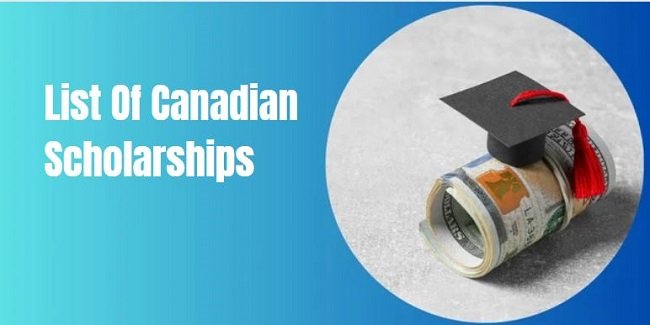 List Of Canadian Scholarships