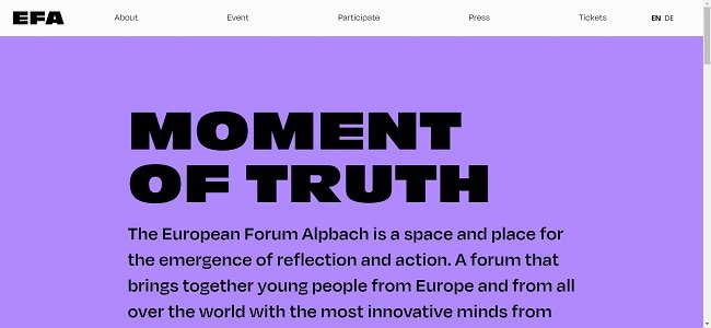 European Forum Alpbach Scholarship Official Website
