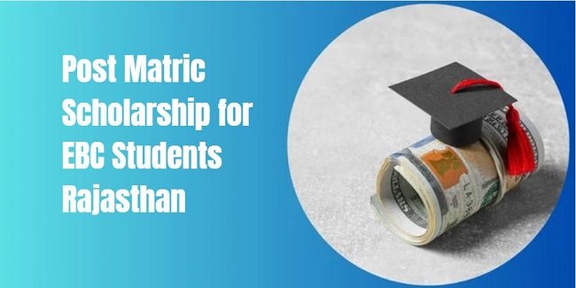 Post Matric Scholarship for EBC Students Rajasthan