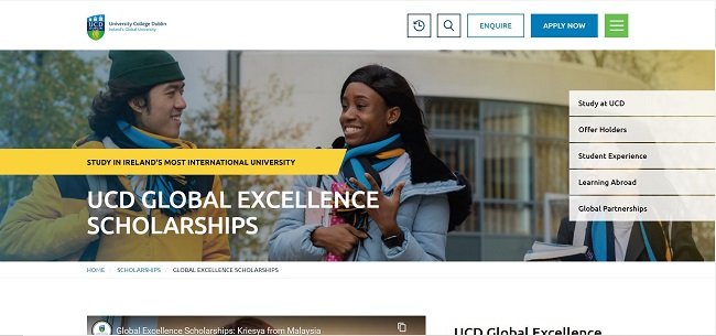 Global Excellence Scholarship