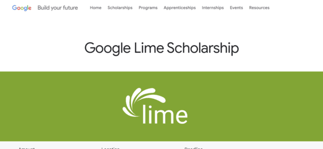 Lime Scholarship