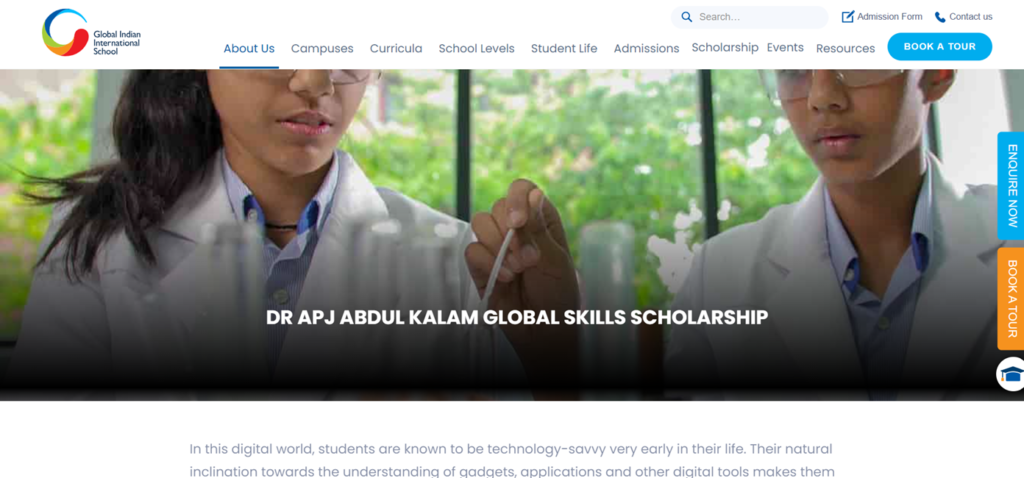 Dr APJ Abdul Kalam Scholarship