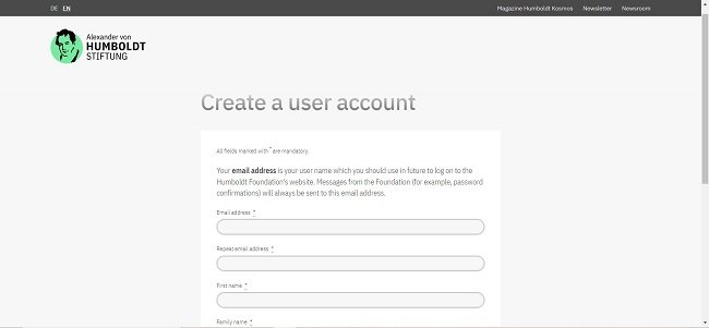 Create a User Account