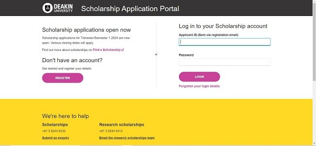 Scholarship Application Portal
