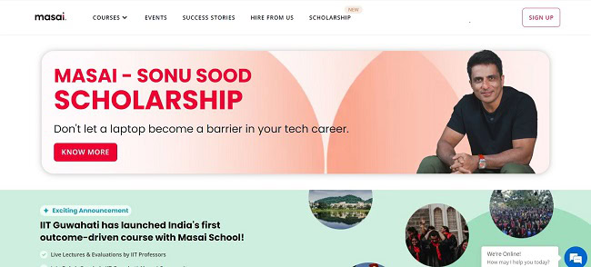 Masai Sonu Sood Scholarship Official Website